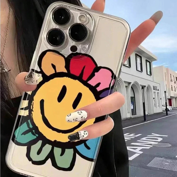 Accessories - ⚠️Clearance iPhone 15/Pro/Pro Max Sun Flower Colorful Phone Case